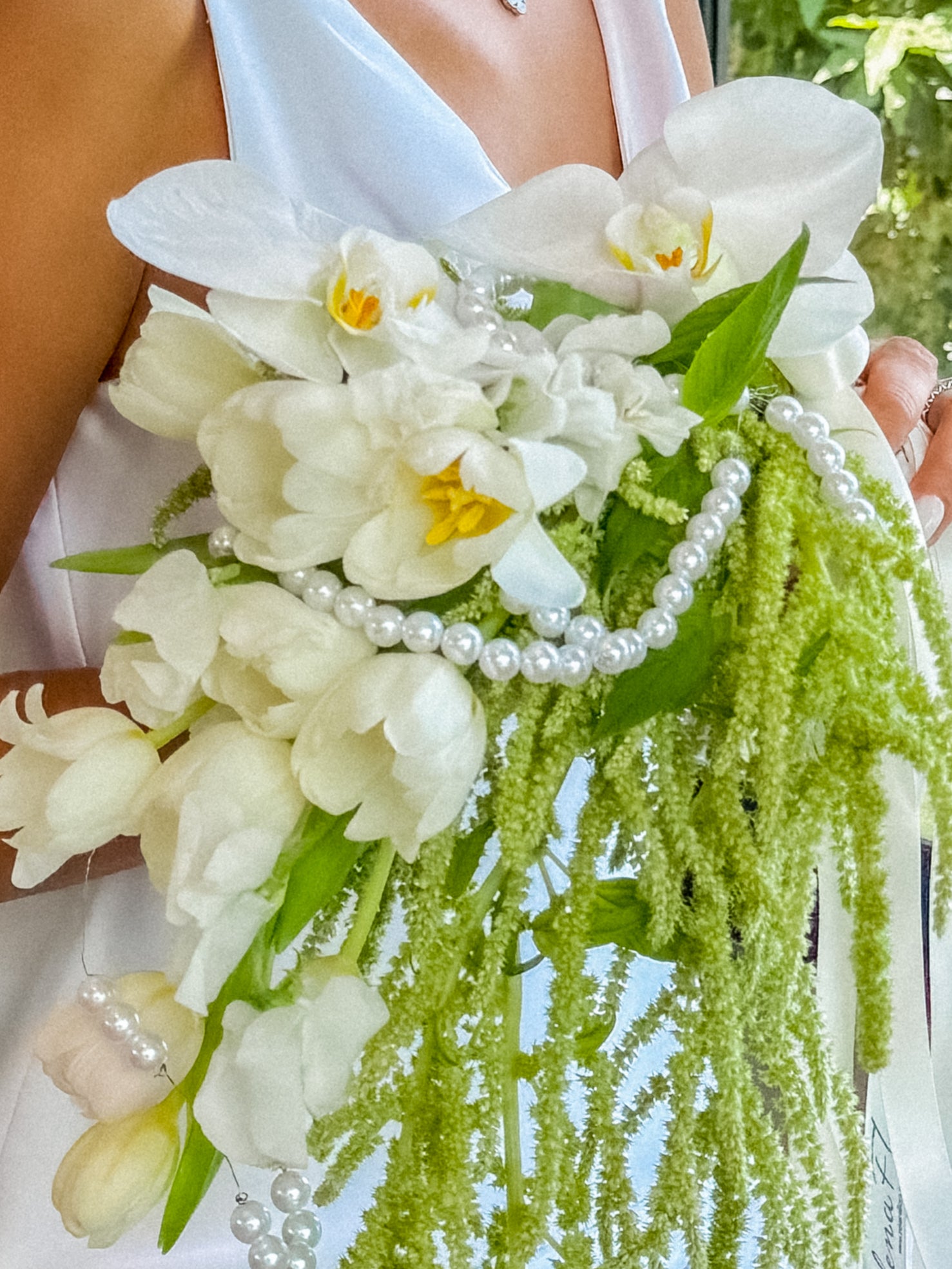 Vow Vibes Bridal Cascade Bouquet by Zelena Flora | Los Angeles