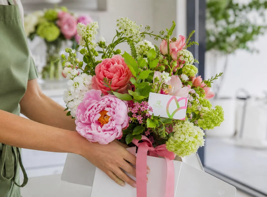 Zelena Flora floral arrangement prepared for same-day flower delivery in Los Angeles