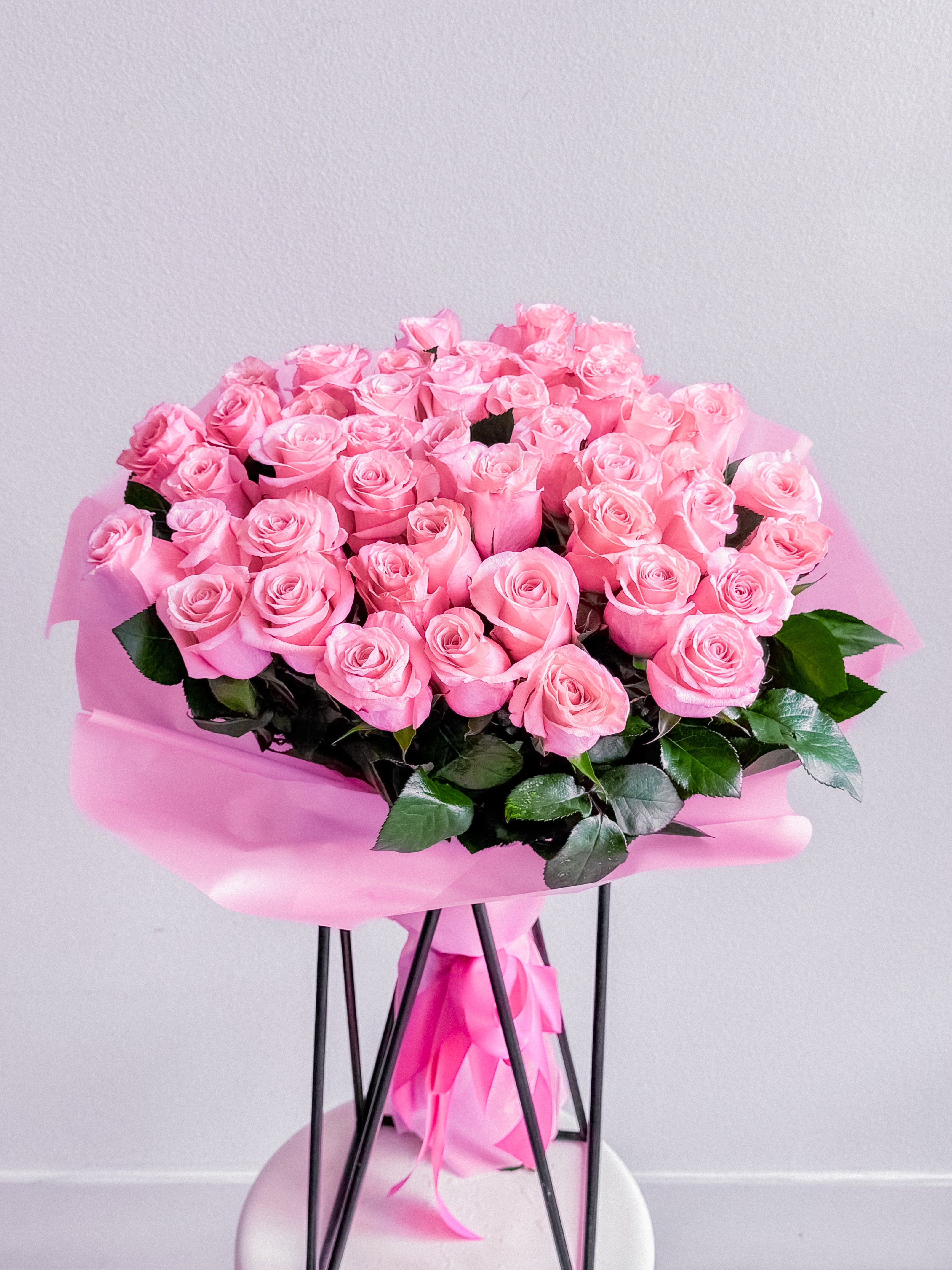 Long Stem Roses Bouquet by Zelenaflora | Luxury Roses LA – Zelena