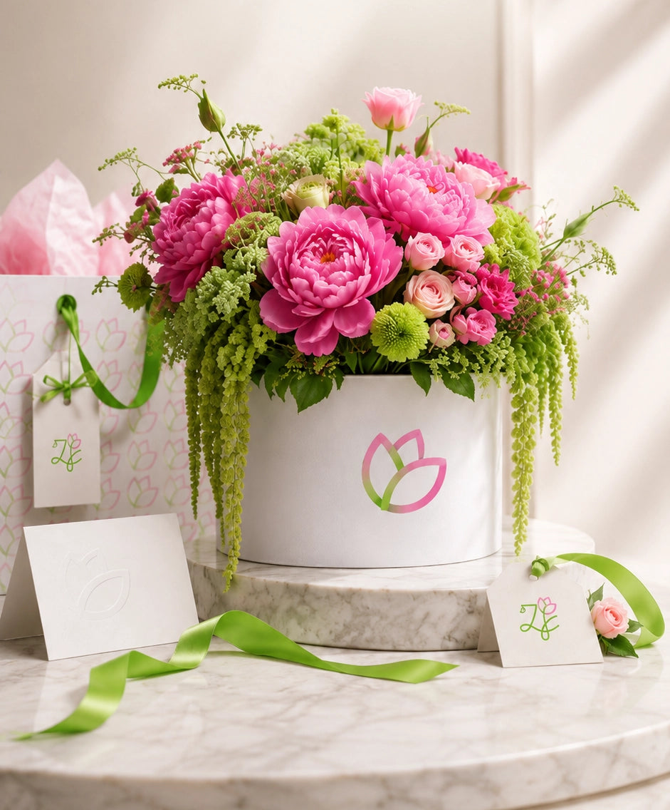 Zelena Flora floral arrangement prepared for same-day flower delivery in Los Angeles